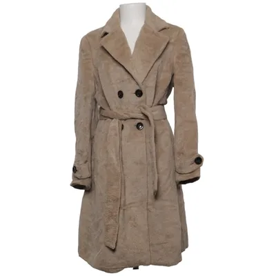 Frakke (Beige) fra Caroll Acetat, Alpacauld