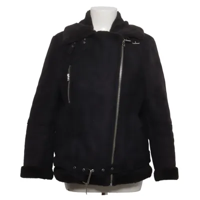 Shearlingjacka (Svart) från Topshop Pälsimitation, Polyester