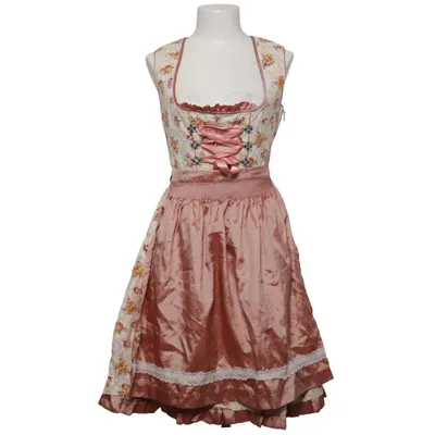 Dirndl (Rosa, Vit, Flerfärgad) från Marjo