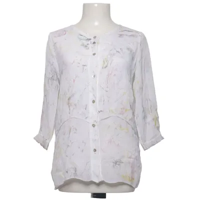 Blouse (Wit, Meerkleurig) van Miami Elastaan, Zijde, Viscose