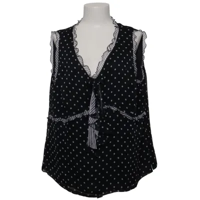 Top (Black, White) from Basler Polyester