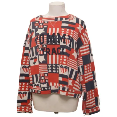 Collegetröja (Röd, Blå, Vit) från Hilfiger Collection Bomull