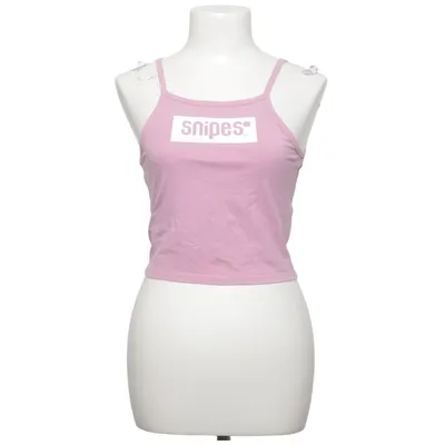 Crop top (Rose) de Snipes Coton, Élasthane