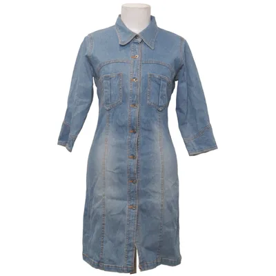 Denim dress (Blue) from Crazy World Cotton, Elastane