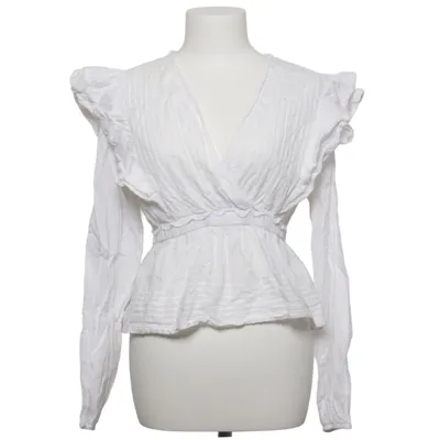 Bluse (Vmnoir Ls V-Neck Top Vma) fra Aware by Vero Moda Økologisk bomuld