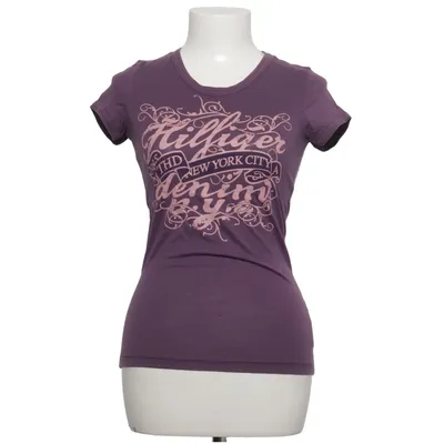 T-shirt (Purple, Pink) from Hilfiger Denim Cotton, Polyester