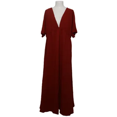 Robe longue (Rouge) de Shein Curve Élasthane, Polyester