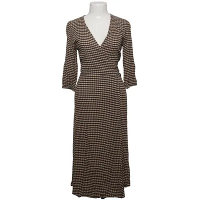Wickelkleid (Beige, Schwarz) von Kauf Dich Glücklich
