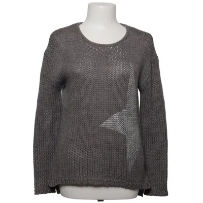 Sweater (Gray, White) from Fresh Made Acrylic, Wool