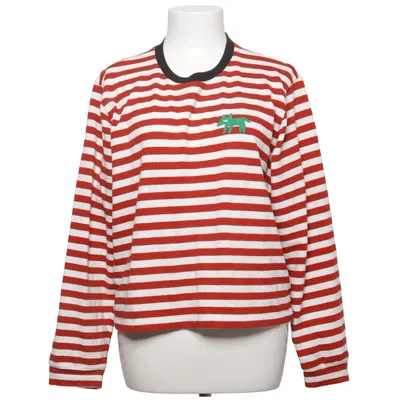 T-shirt à manches longues (Rouge, Blanc) de Bimba y Lola Coton, Polyester