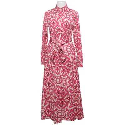 Skjortekjole (Pink, Hvid) fra Mrs & Hugs Bomuld, Elastan, Viscose