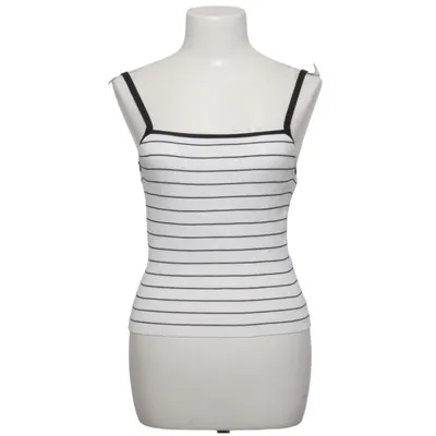 Tank Top (White, Black) from Divided by H&M Polyamide, Viscose