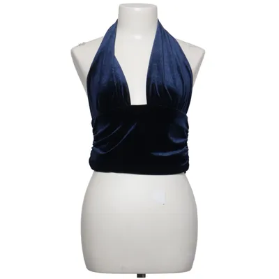 Halter neck top (Blue) from Silence + Noise Elastane, Polyester