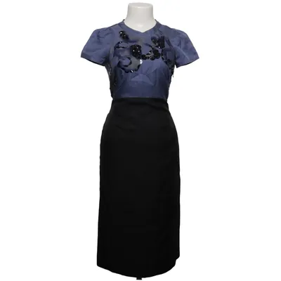 Robe (Noir, Bleu) de Rebecca Taylor Polyester, Soie