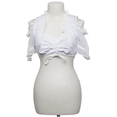 Dirndl blouse (Wit) van Nockstein Trachten Katoen, Polyester