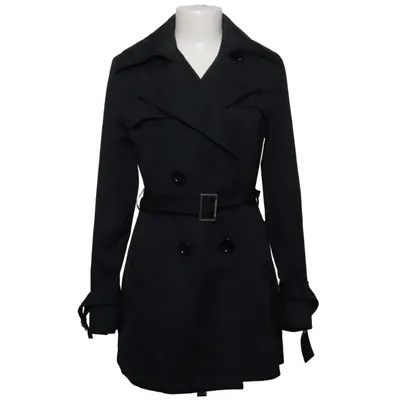 Trenchcoat (Schwarz) von Michael Kors Baumwolle, Polyester