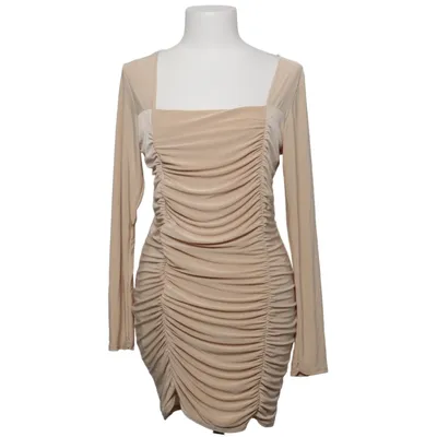 Klänning (Beige) från Femme Luxe Elastan, Polyester