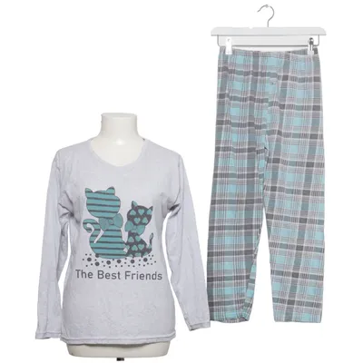 Pyjamas (Grå, Blå, Flerfärgad) från Mona Bomull