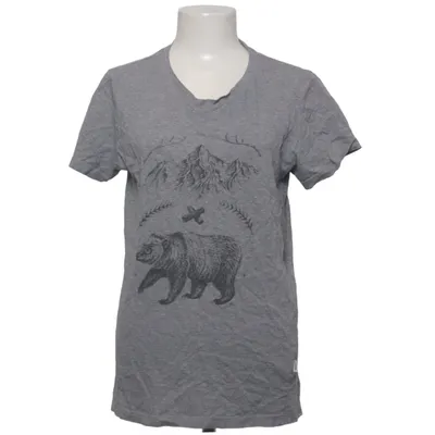 T-shirt (Grijs) van Hakro Organisch katoen