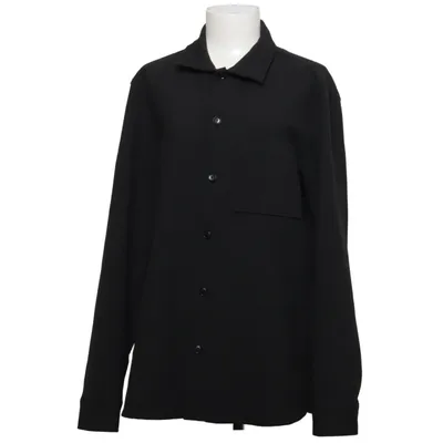 Skjortejakke (Sort) fra Shaping New Tomorrow Bomuld, Elastan, Polyester, Viscose