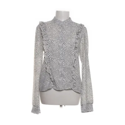 Bluse (Hvid, Sort) fra Perla Nera