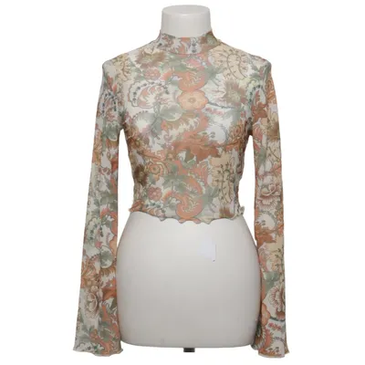 Topp (Orange, Beige, Flerfärgad) från Shein Elastan, Polyester