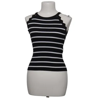 Tank Top (Black, White) from Mochy Viscose
