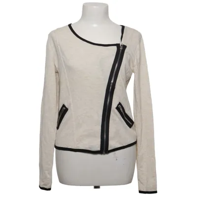 Cardigan (Beige, Black) from Vintage Dressing Cotton, Polyester