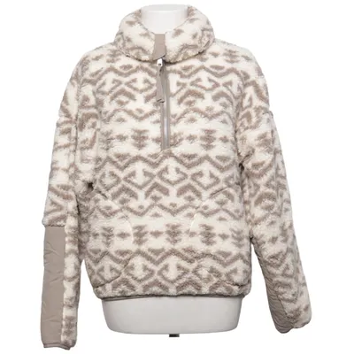 Fleecetröja (Grå, Vit) från Abercrombie & Fitch Polyester