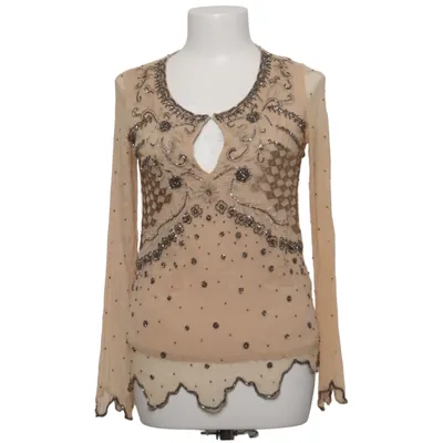 Blouse (Beige) van Twin Set Simona Barbieri Zijde, Viscose
