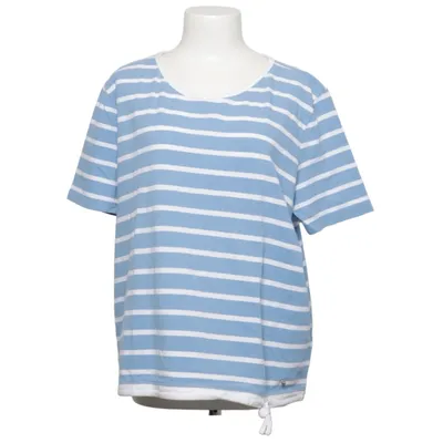 T-shirt (Bleu, Blanc) de Gina Laura Coton