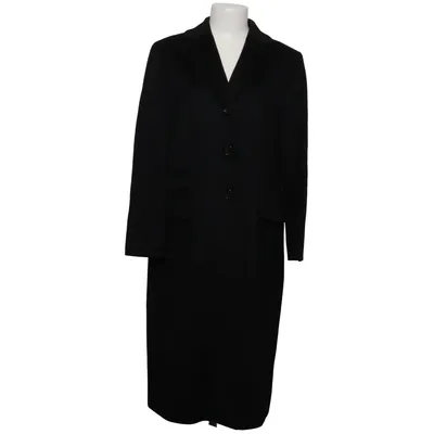 Coat (Black) from Cinzia Rocca Cupro, Wool