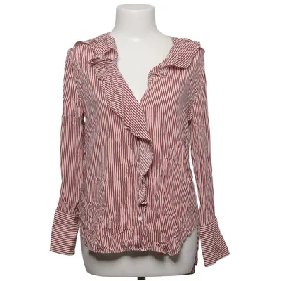 Blouse (Red, White) from Zara Basic Collection