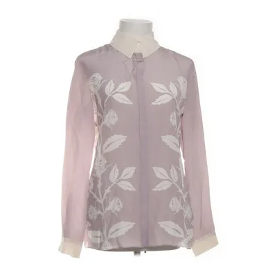 Blouse (Violet, Blanc) de Schumacher Soie