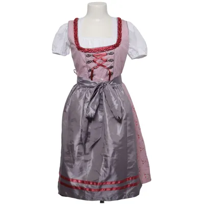 Dirndl (Pink, Hvid, Grå) fra Waldschütz Bomuld