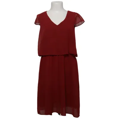 Robe (Rouge) de Naf Naf Polyester, Viscose