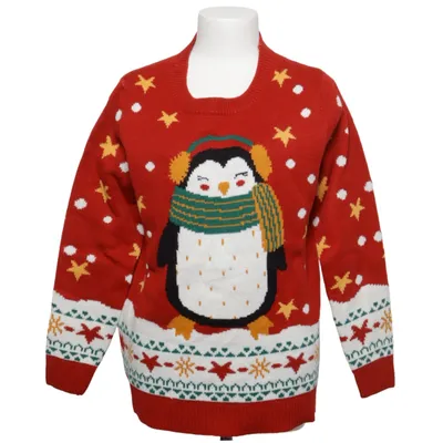 Julesweater (Rød, Hvid, Gul, Grøn, Sort) Akryl