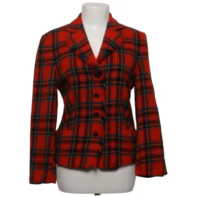 Blazer (Red, Black, Multicolored) from Hauber Acetate, Nylon, Wool