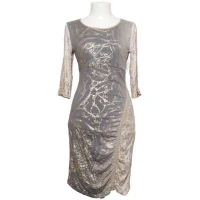 Klänning (Grå, Beige) från Apanage Elastan, Polyester, Viskos