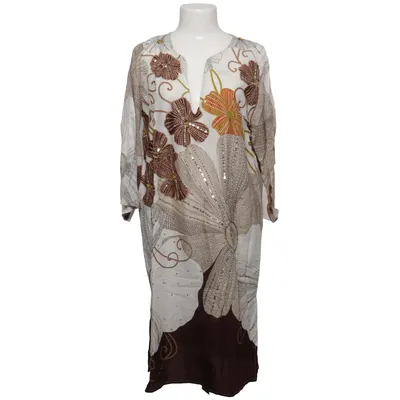 Kaftan (Wit, Bruin, Beige) van Tie Rack Katoen