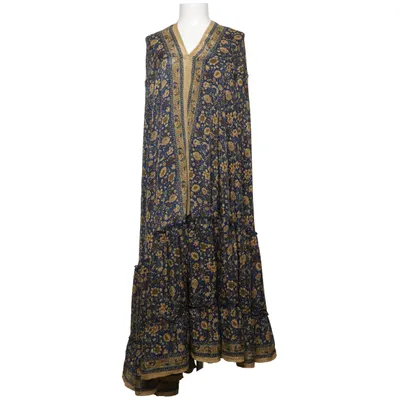 Långklänning (Blå, Flerfärgad) från Boho Silke, Viskos