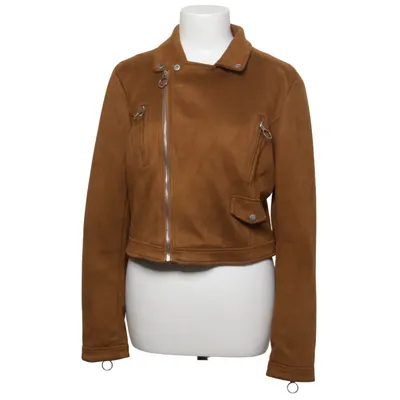 Biker jacket (Brown) from Relish Polyester