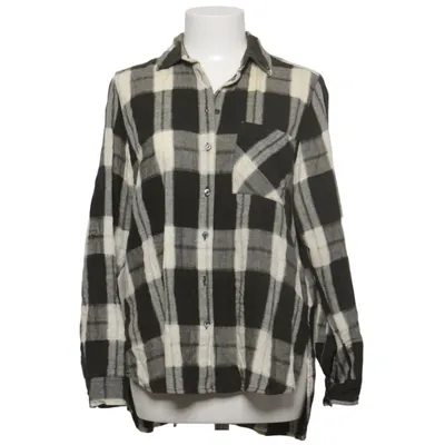 Flanellskjorta (Svart, Vit) från Zara Basic Z1975 Denim Bomull