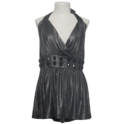 Neckholder Top (Silber) von New York Laundry Polyester