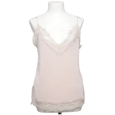 Top (Pink, Beige) from H&M Elastane, Polyamide, Polyester