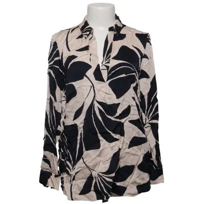 Blus (Beige, Svart) från Hallhuber Viskos