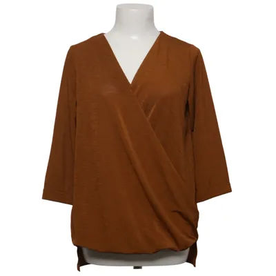 Wikkelblouse (Bruin) van Busem