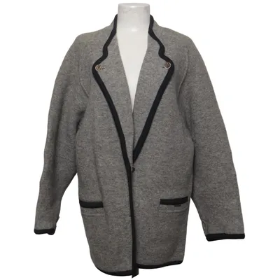 Strickjacke (Grau) von Geiger Collection Wolle