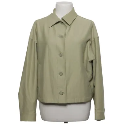 Jacket (Green) from Uniqlo Cotton, Elastane, Polyester