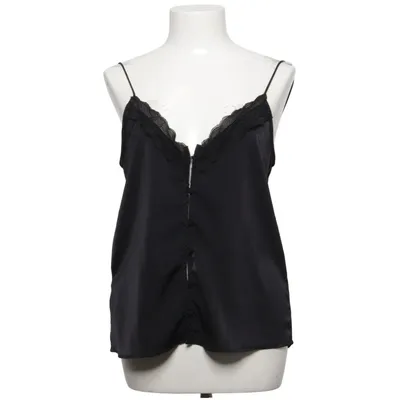 Pajama top (Black) from Mango Elastane, Polyamide, Polyester